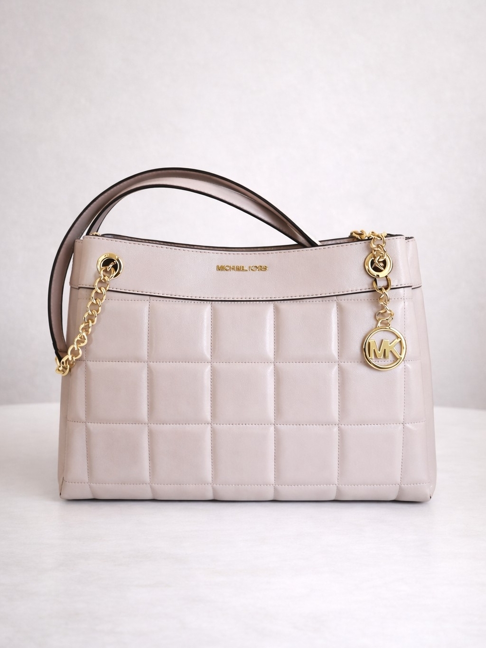 NWT Michael Kors Susan Leather Tote Bag in Blush